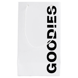 KLEINE GEGENSTÄNDE, WEISSE GIFT BAG GESCHENKTÜTE