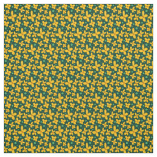 Kleine gelbe Blumen Stoff