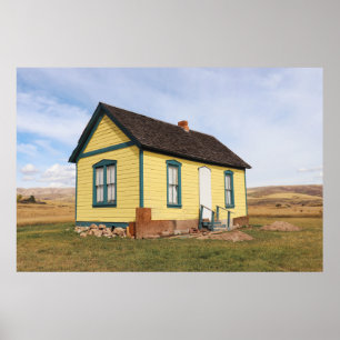 Kleine Gelbe Hütte Poster