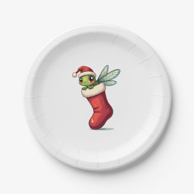 Kleine Geschenk Dragonfly Pappteller (Vorderseite)