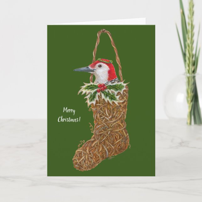 Kleine Geschenk Weihnachtskarte Karte (Vorderseite)