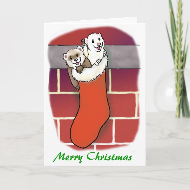 Kleine Geschenke Feiertagskarte (Vorderseite)