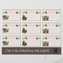 Kleine Geschenke Weihnachtscoupons