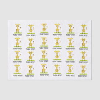 Kleine Giraffe Seidenpapier