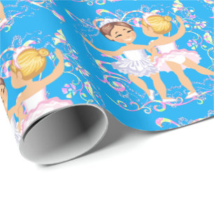 Kleine Girl Ballet Tänzer Geschenkpapier