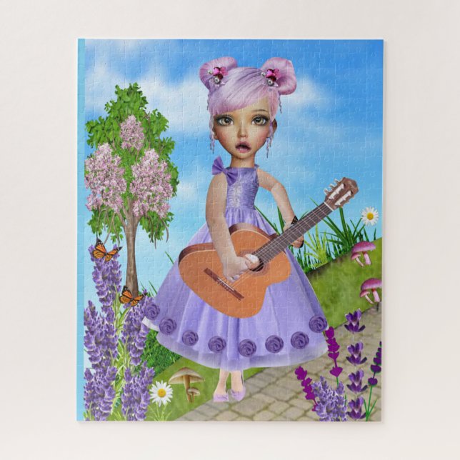 Kleine Girls Music Puzzle (Vertikal)