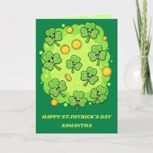 Kleine Glückspilz St. Patrick's Day Karte
