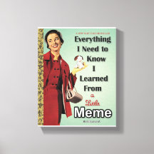 Kleine Goldene Meme Canvas Kunstschätze