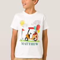 Kleine Golf Cart Balloons Pro Par-tee Geburtstag T