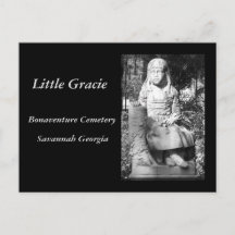 Kleine Gracie auf dem Bonaventure Friedhof