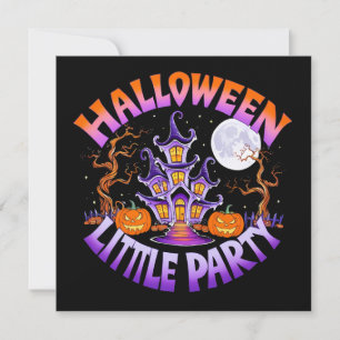 Kleine Halloween-Party Feiertagskarte