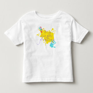 Kleine Hände, große Farben - meine Fingermalerei Kleinkind T-shirt