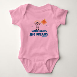 KLEINE HÄNDE GROSSE TRÄUME KIDS T-SHIRT BABY STRAMPLER