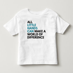 Kleine Hände machen Kleinkind-T - Shirt ein