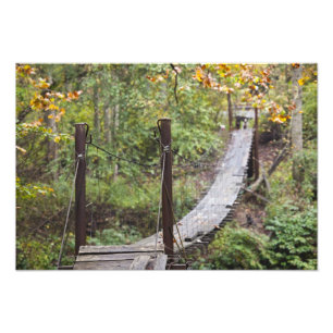 Kleine Hängebrücke, National Coal Heritage Fotodruck