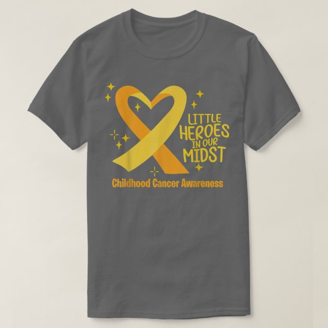 Kleine Helden in unserer Mitte - Krebs-Krieg im Ki T-Shirt (Design vorne)