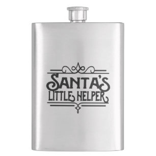 Kleine Helferflasche des Weihnachtsmanns Flachmann