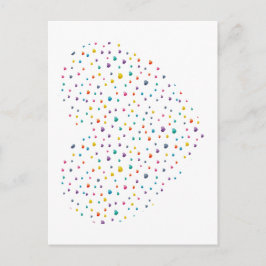 Kleine Herzen - Aquarelle Postkarte