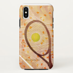 Kleine Herzen auf Tennisplatz-Mädchen Tennis title_seo2