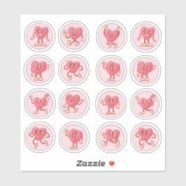 Kleine Herzen Aufkleber