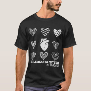 Kleine Herzen Chd-Herzkrankheit-Bewusstseinsmonat T-Shirt