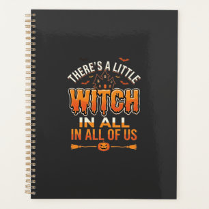 Kleine Hexe Halloween Hexe Typografie Design_1 Planer