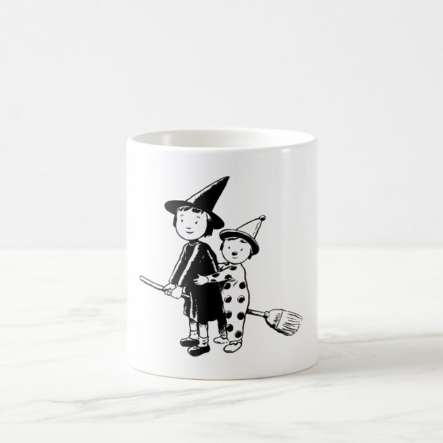 Kleine Hexe und Clown Kaffeetasse (Von Creator hochgeladen)