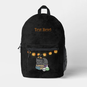 Kleine Hexenkatze Bedruckter Rucksack