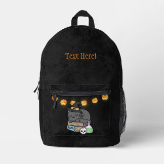Kleine Hexenkatze Bedruckter Rucksack
