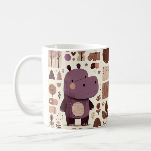 Kleine Hippo Adventures Kaffeetasse (Links)