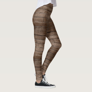 Kleine Holzfußböden Leggings