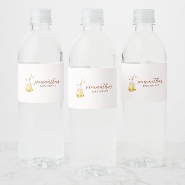Kleine Honey Baby Dusche (Flaschen)
