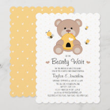 Kleine Honey Bearly Wait Baby Dusche