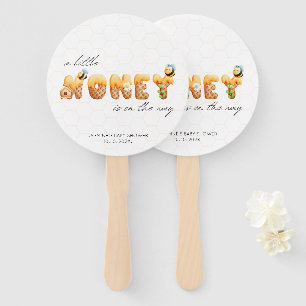 Kleine Honey Bee Baby Dusche Dekoration Fächer