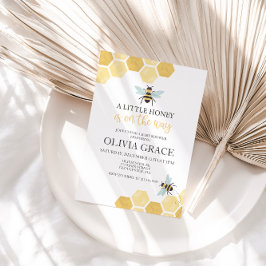Kleine Honey Bee Baby Dusche Hummel Einladung