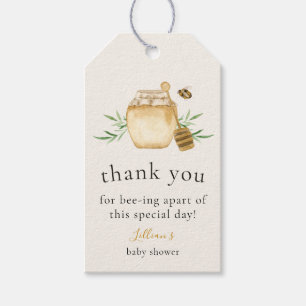 Kleine Honig ist auf dem Weg Danke Geschenk-Anhäng Geschenkanhänger