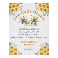 Kleine Honig Süße Biene Floral Duo Baby Mädchen Du