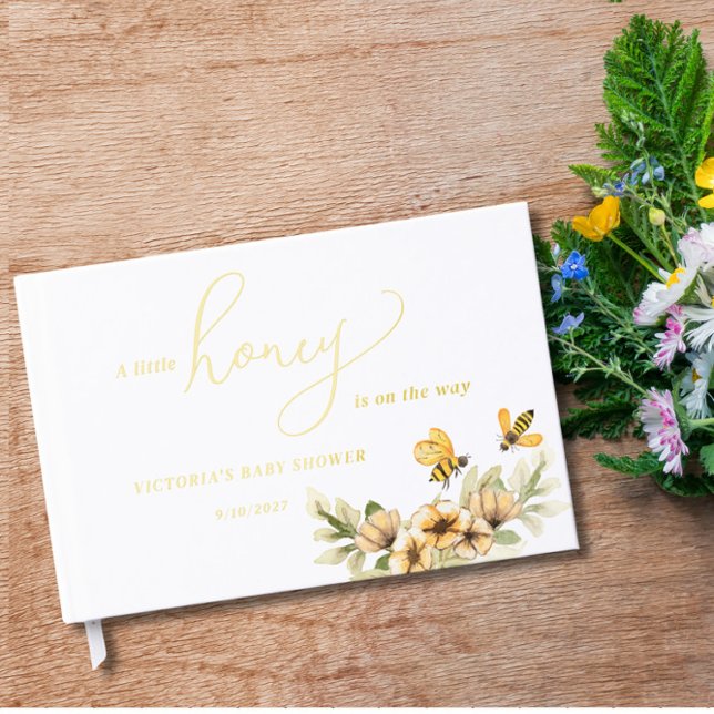 Kleine Honigbiene Babydusche Gästebuch (Von Creator hochgeladen)