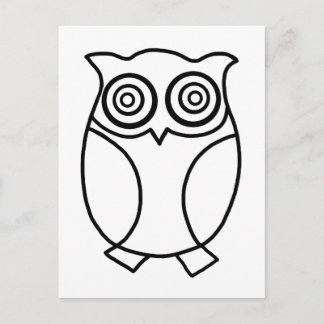 Kleine Hoot Postkarte