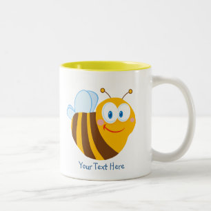 Kleine Hummel (personalisiert) Zweifarbige Tasse