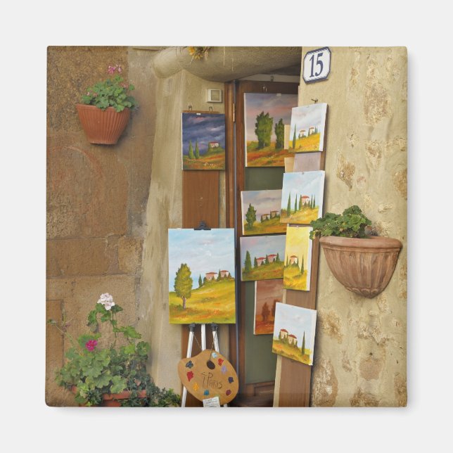 Kleine Hütte mit Kunstwerken zum Verkauf auf Gehst Magnet (Vorne)