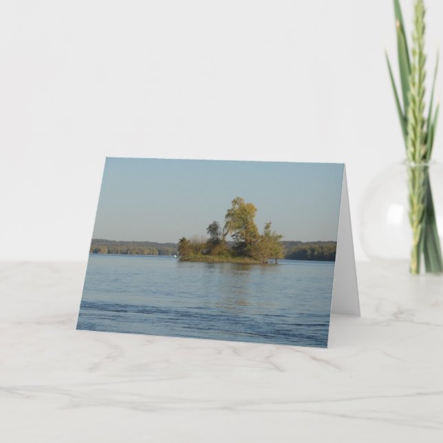 Kleine Insel im Mississippi Karte (Vorderseite)