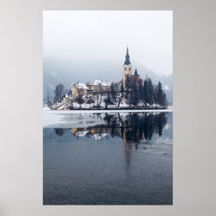 Kleine Inselkirche Poster