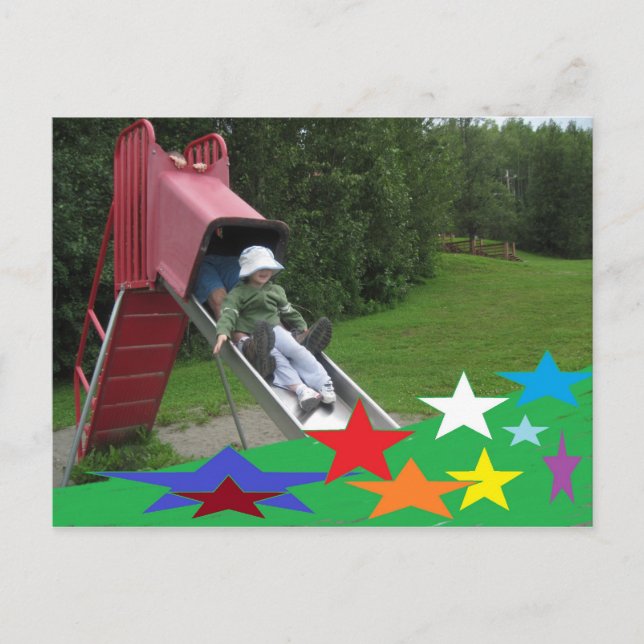 KLEINE Junge Postkarte (Vorderseite)