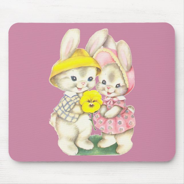 Kleine Kaninchen Mousepad (Vorne)