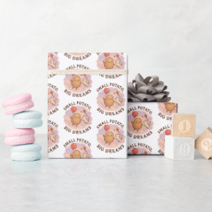 Kleine Kartoffel Große Träume – Süße Motivation Geschenkpapier