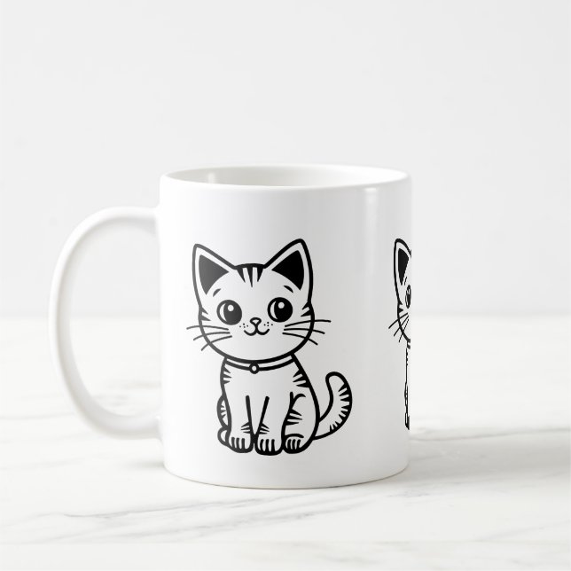 Kleine Katzen Kaffeetasse (Links)