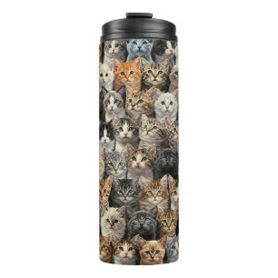 Kleine Katzenparade Thermosbecher