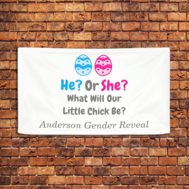 Kleine Kick Gender Reveal Banner (Von Creator hochgeladen)