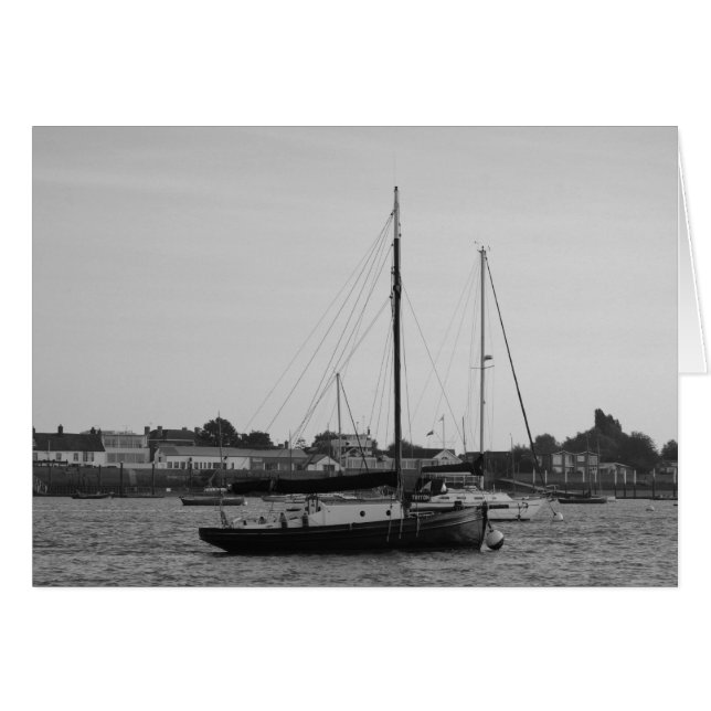 Kleine klassische Yacht (Vorderseite (Horizontal))